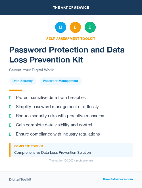 Password Protection and Data Loss Prevention Kit