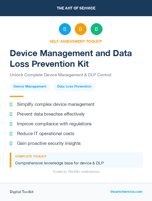 Device Management and Data Loss Prevention Kit