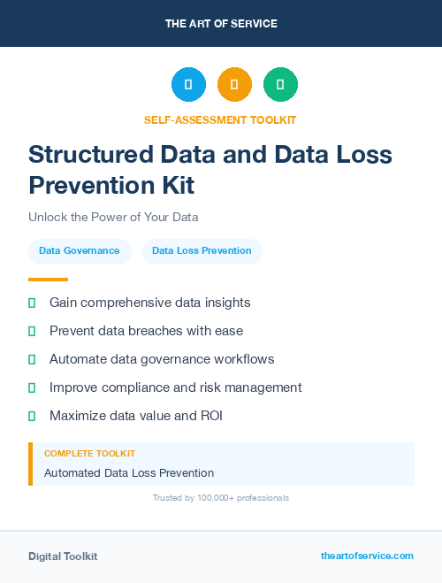 Structured Data and Data Loss Prevention Kit
