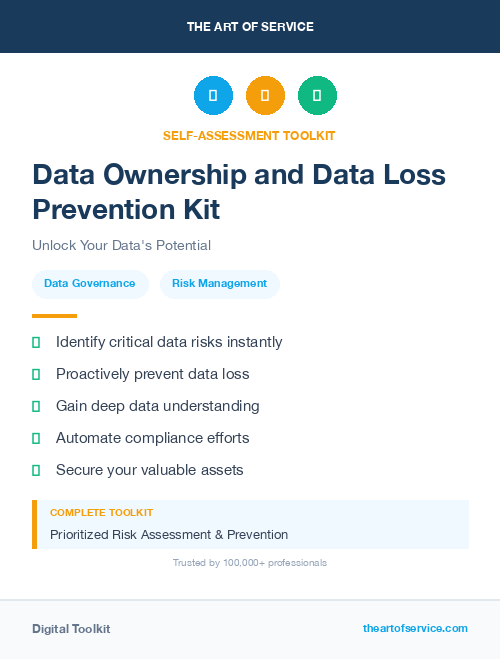 Data Ownership and Data Loss Prevention Kit