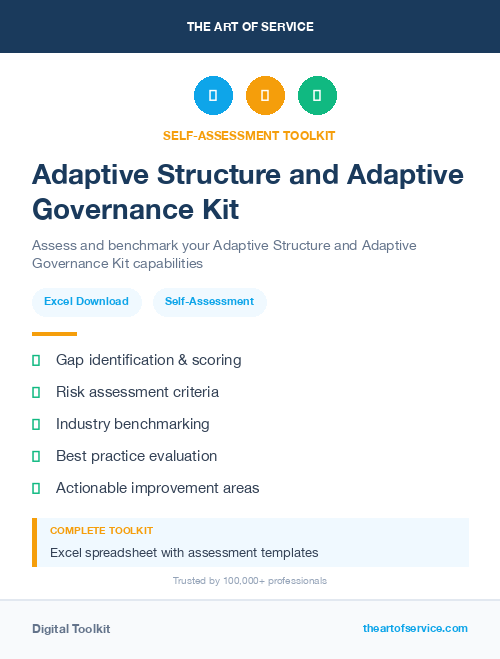 Adaptive Structure and Adaptive Governance Kit