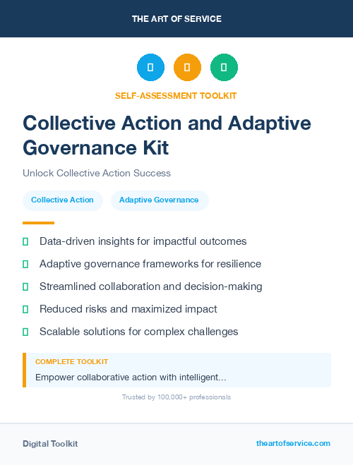 Collective Action and Adaptive Governance Kit