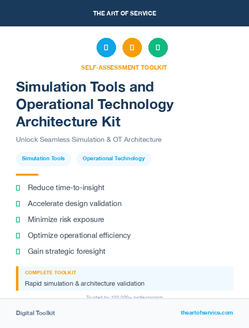 Simulation Tools and Operational Technology Architecture Kit
