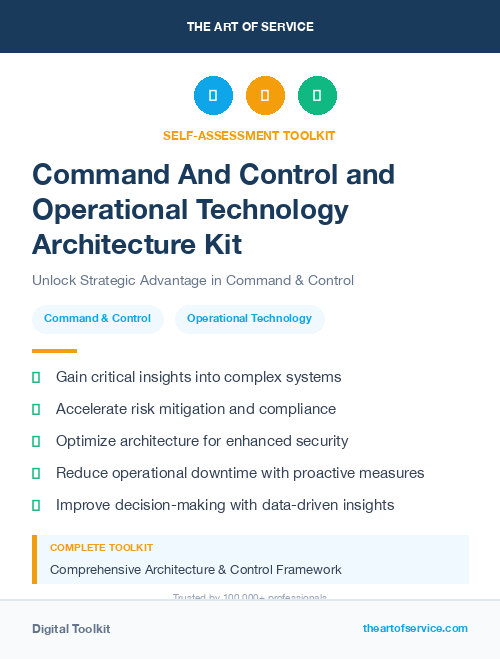 Command And Control and Operational Technology Architecture Kit