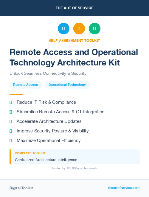 Remote Access and Operational Technology Architecture Kit