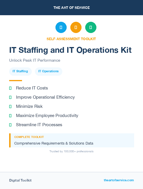 IT Staffing and IT Operations Kit