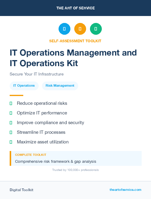 IT Operations Management and IT Operations Kit