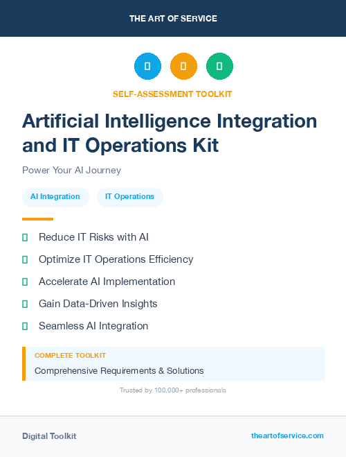 Artificial Intelligence Integration and IT Operations Kit
