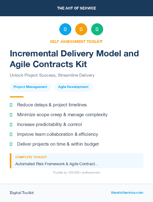Incremental Delivery Model and Agile Contracts Kit