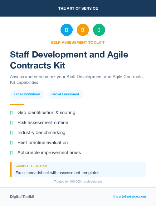 Staff Development and Agile Contracts Kit