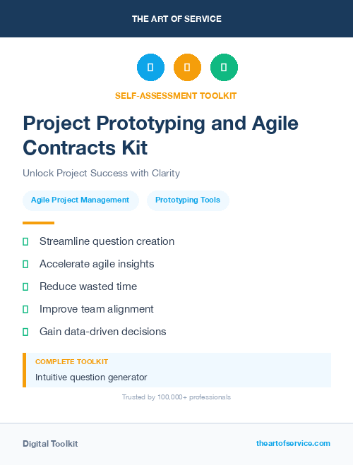 Project Prototyping and Agile Contracts Kit