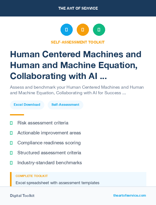Human Centered Machines and Human and Machine Equation, Collaborating with AI for Success Kit