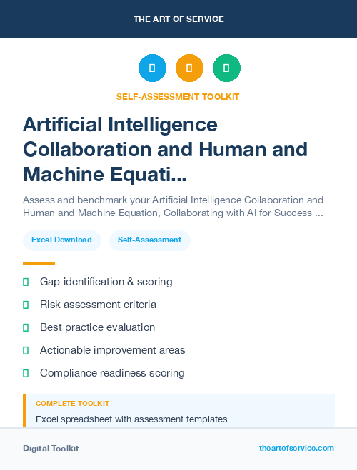 Artificial Intelligence Collaboration and Human and Machine Equation, Collaborating with AI for Success Kit
