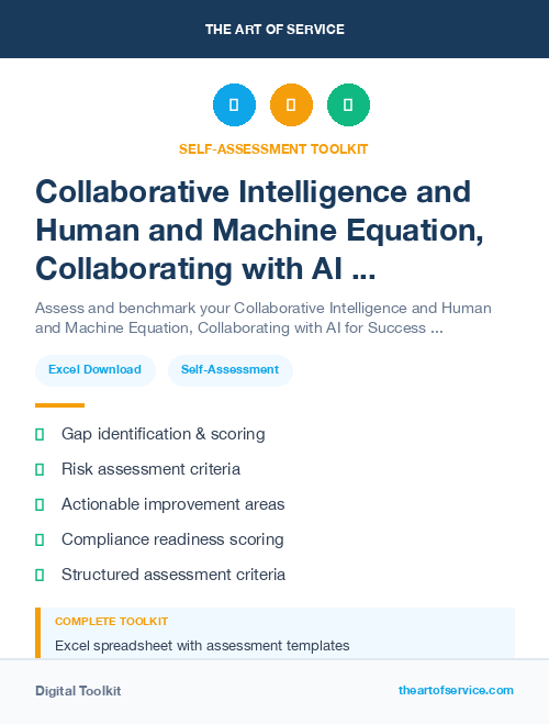 Collaborative Intelligence and Human and Machine Equation, Collaborating with AI for Success Kit