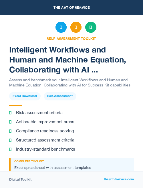 Intelligent Workflows and Human and Machine Equation, Collaborating with AI for Success Kit