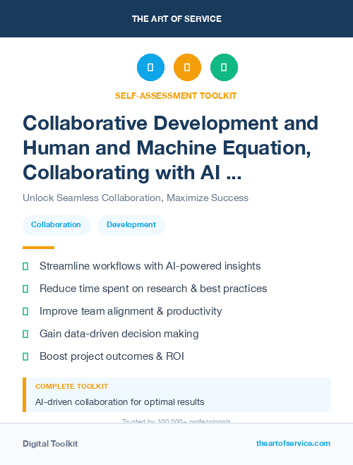 Collaborative Development and Human and Machine Equation, Collaborating with AI for Success Kit