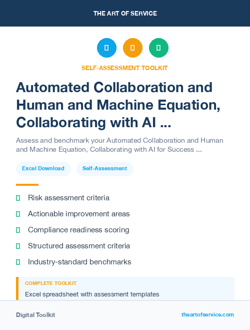Automated Collaboration and Human and Machine Equation, Collaborating with AI for Success Kit
