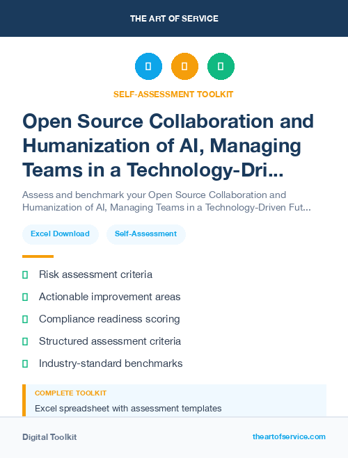 Open Source Collaboration and Humanization of AI, Managing Teams in a Technology-Driven Future Kit
