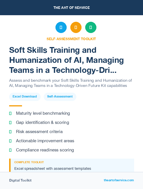 Soft Skills Training and Humanization of AI, Managing Teams in a Technology-Driven Future Kit