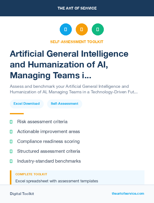 Artificial General Intelligence and Humanization of AI, Managing Teams in a Technology-Driven Future Kit