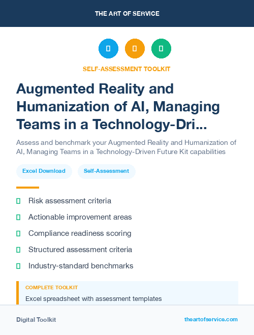 Augmented Reality and Humanization of AI, Managing Teams in a Technology-Driven Future Kit