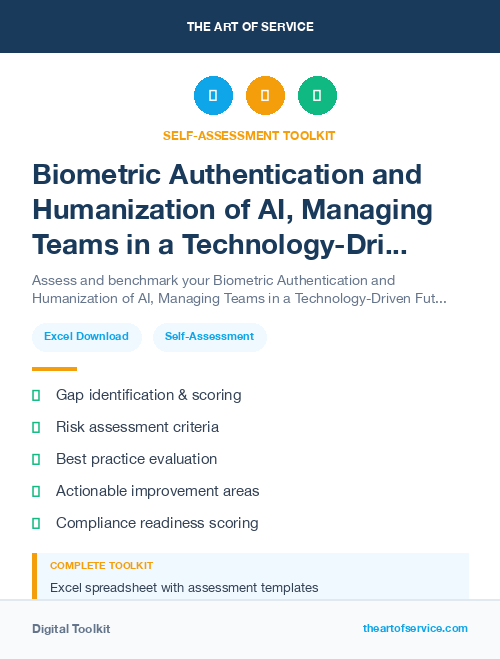 Biometric Authentication and Humanization of AI, Managing Teams in a Technology-Driven Future Kit