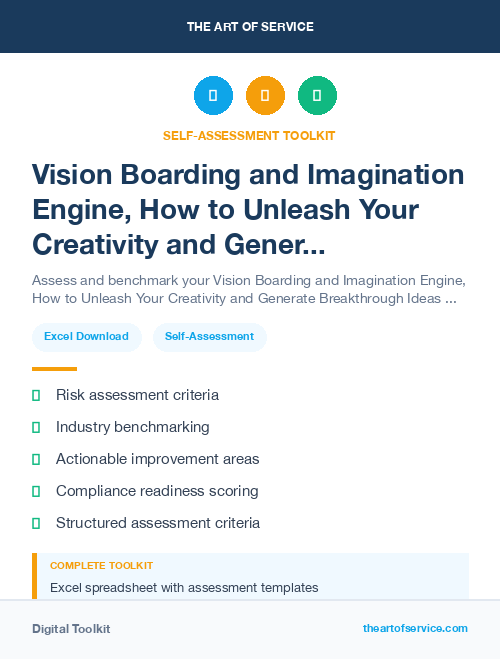 Vision Boarding and Imagination Engine, How to Unleash Your Creativity and Generate Breakthrough Ideas for Your Business Kit
