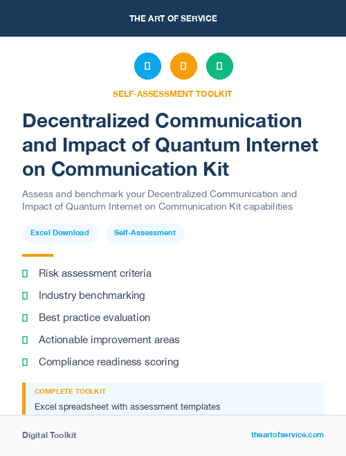 Decentralized Communication and Impact of Quantum Internet on Communication Kit