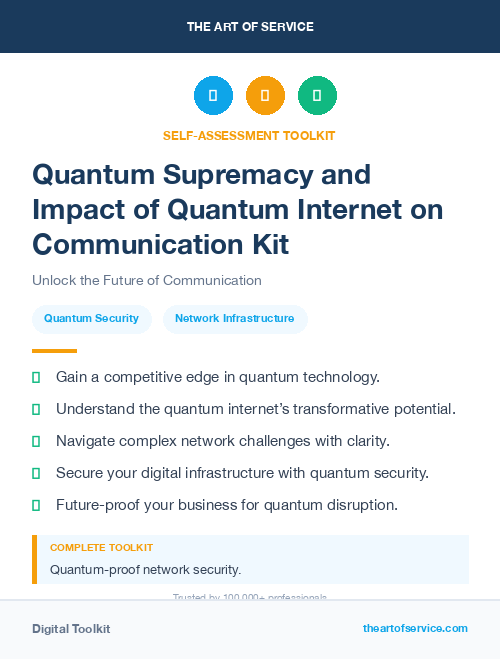 Quantum Supremacy and Impact of Quantum Internet on Communication Kit