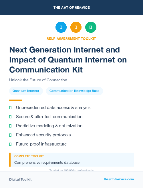 Next Generation Internet and Impact of Quantum Internet on Communication Kit