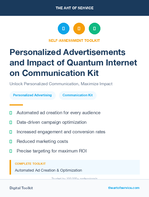 Personalized Advertisements and Impact of Quantum Internet on Communication Kit
