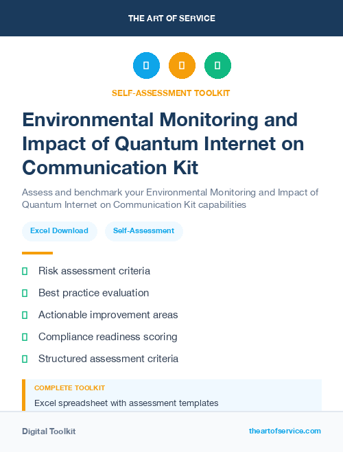 Environmental Monitoring and Impact of Quantum Internet on Communication Kit
