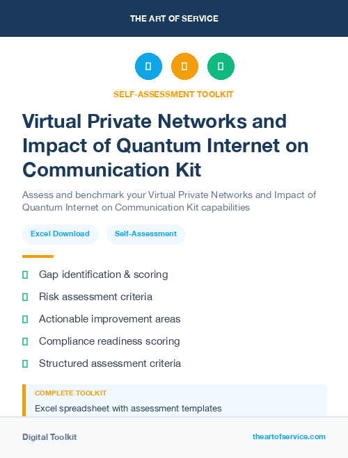 Virtual Private Networks and Impact of Quantum Internet on Communication Kit