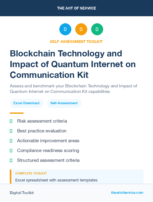 Blockchain Technology and Impact of Quantum Internet on Communication Kit