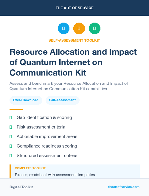 Resource Allocation and Impact of Quantum Internet on Communication Kit