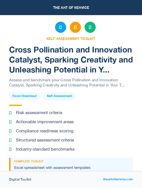 Cross Pollination and Innovation Catalyst, Sparking Creativity and Unleashing Potential in Your Team Kit