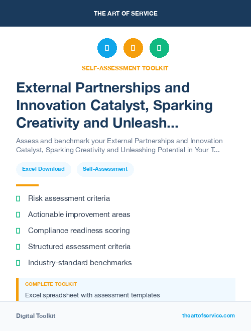 External Partnerships and Innovation Catalyst, Sparking Creativity and Unleashing Potential in Your Team Kit