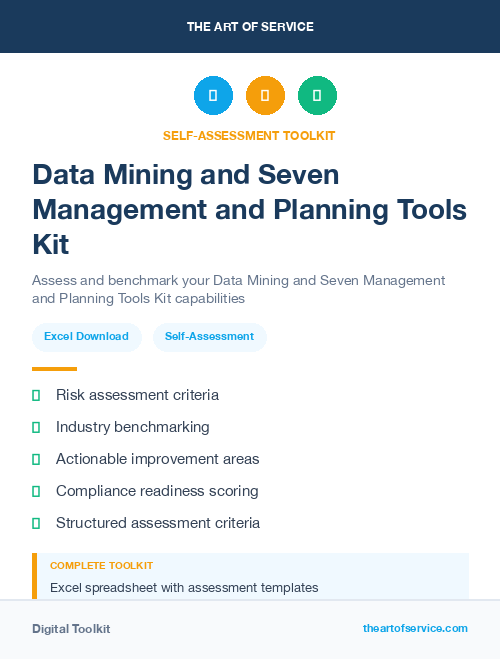 Data Mining and Seven Management and Planning Tools Kit
