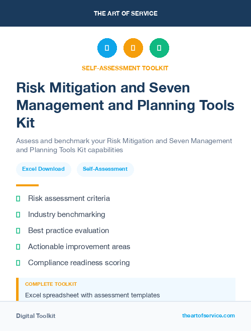 Risk Mitigation and Seven Management and Planning Tools Kit