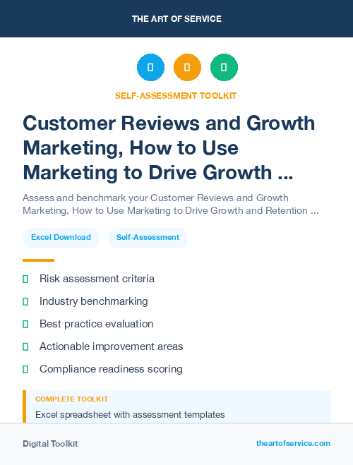 Customer Reviews and Growth Marketing, How to Use Marketing to Drive Growth and Retention Kit