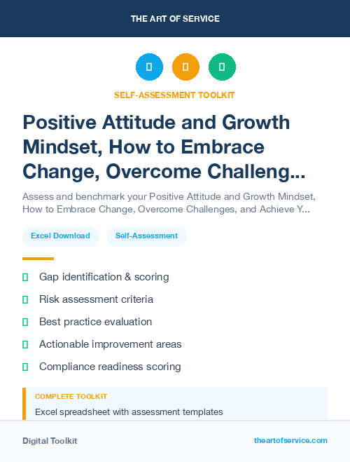 Positive Attitude and Growth Mindset, How to Embrace Change, Overcome Challenges, and Achieve Your Full Potential Kit