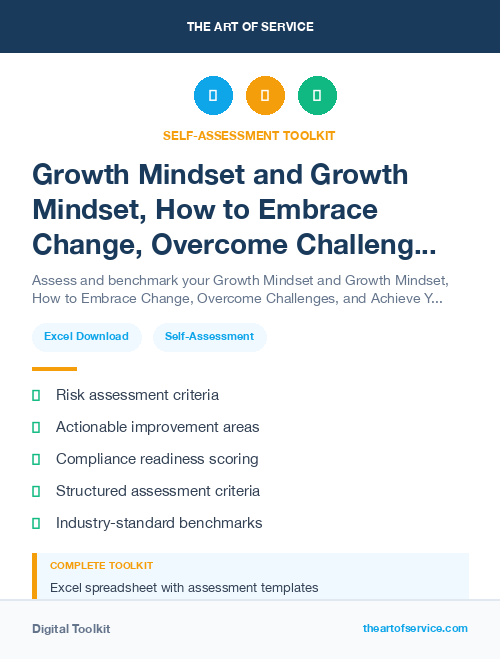 Growth Mindset and Growth Mindset, How to Embrace Change, Overcome Challenges, and Achieve Your Full Potential Kit