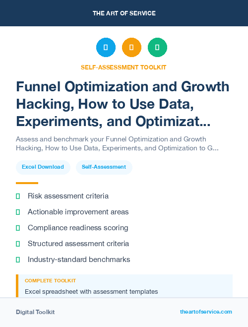 Funnel Optimization and Growth Hacking, How to Use Data, Experiments, and Optimization to Grow Your Business Fast Kit