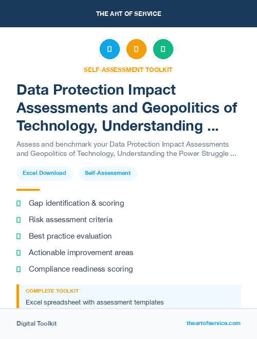 Data Protection Impact Assessments and Geopolitics of Technology, Understanding the Power Struggle for AI and Big Data Kit