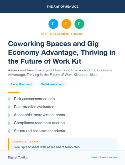 Coworking Spaces and Gig Economy Advantage, Thriving in the Future of Work Kit
