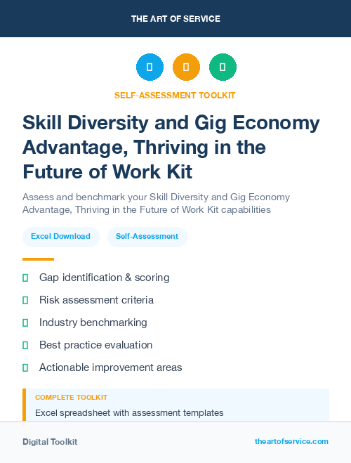 Skill Diversity and Gig Economy Advantage, Thriving in the Future of Work Kit