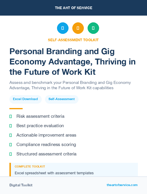Personal Branding and Gig Economy Advantage, Thriving in the Future of Work Kit