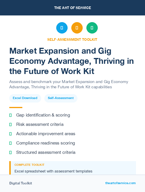Market Expansion and Gig Economy Advantage, Thriving in the Future of Work Kit
