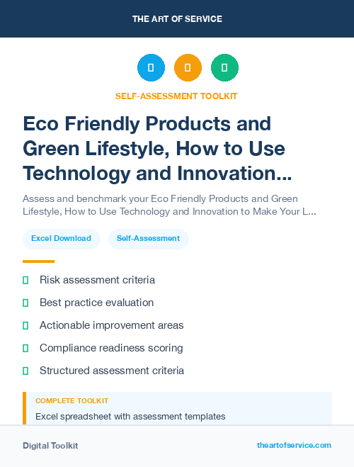 Eco Friendly Products and Green Lifestyle, How to Use Technology and Innovation to Make Your Life More Eco-Friendly and Sustainable Kit