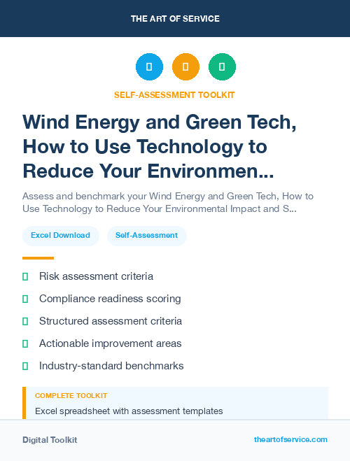 Wind Energy and Green Tech, How to Use Technology to Reduce Your Environmental Impact and Save Money Kit
